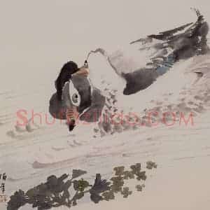 清代 任伯年《杂画册十六开》国画花鸟作品图片赏析
