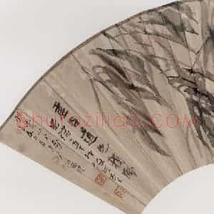 1891年 任伯年《柳燕图》国画花鸟写意作品图片赏析