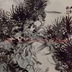 1893年 任伯年《杜鹃》国画花鸟写意作品图片赏析