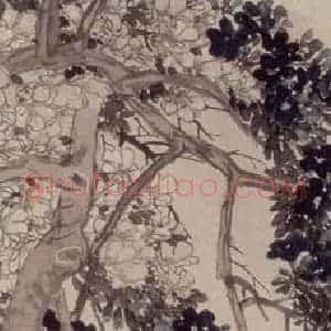 1890年 任伯年《花鸟七条屏》国画花鸟写意作品图片赏析