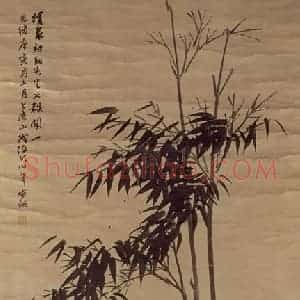 1890年 任伯年《花鸟四条屏》国画花鸟写意作品图片赏析
