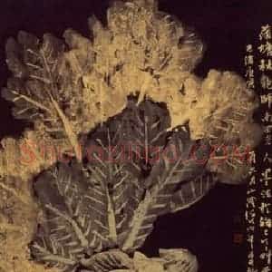 1890年 任伯年《金笔花鸟六条屏》国画花鸟写意作品图片赏析