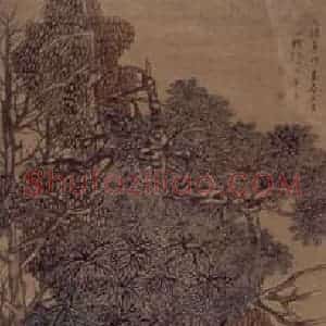 1891年 任伯年《人物故事条屏》国画人物写意作品图片赏析