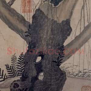 宋代 赵佶《柳鸦芦雁图》国画花鸟作品图片赏析