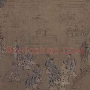 宋代 马和之《诗经周颂十篇图》国画人物作品图片赏析