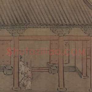 宋代 马和之《诗经周颂十篇图》国画人物作品图片赏析