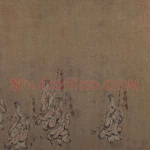 宋代 马和之《诗经周颂十篇图》国画人物作品图片赏析