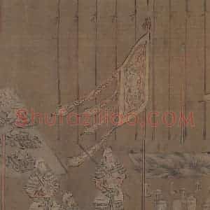 宋代 马和之《诗经周颂十篇图》国画人物作品图片赏析