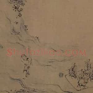 宋代 马和之《诗经陈风十篇图》国画人物作品图片赏析
