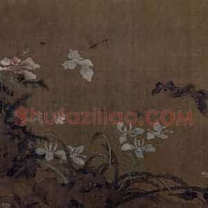 宋代 艳艳女史《花卉草虫图》国画花鸟作品图片赏析