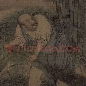 宋代 梁楷《八高僧图》国画人物作品图片赏析