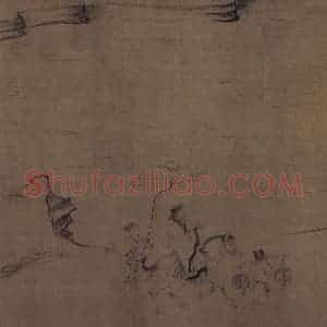 宋代《莲社图》国画山水作品图片赏析