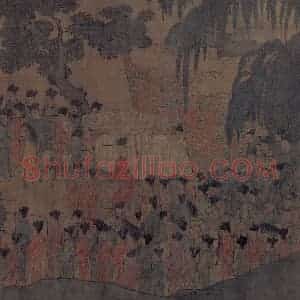 宋代《人物故事图》国画人物作品图片赏析