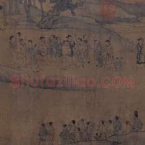 宋代《人物故事图》国画人物作品图片赏析