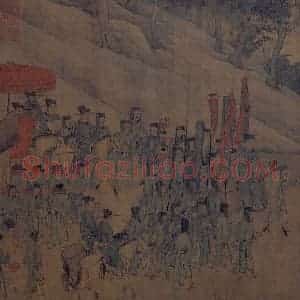 宋代《人物故事图》国画人物作品图片赏析