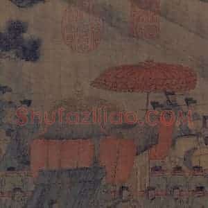 宋代《人物故事图》国画人物作品图片赏析