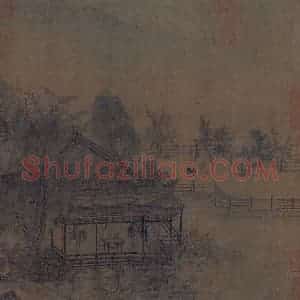 宋代《木阁纳凉图》国画综合作品图片赏析