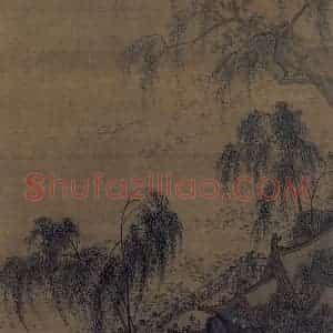 宋代《荷塘按乐图》国画综合作品图片赏析