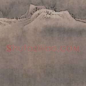 宋代《雪景四段》国画山水作品图片赏析