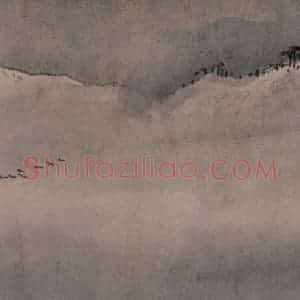 宋代《雪景四段》国画山水作品图片赏析