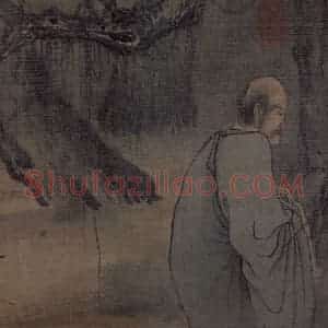 宋代 梁楷《八高僧图》国画人物作品图片赏析