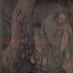 宋代 梁楷《八高僧图》国画人物作品图片赏析