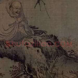 宋代 梁楷《八高僧图》国画人物作品图片赏析