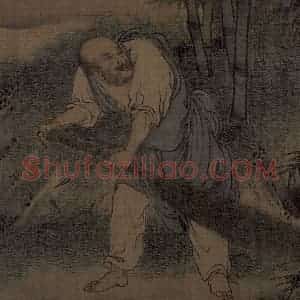 宋代 梁楷《八高僧图》国画人物作品图片赏析