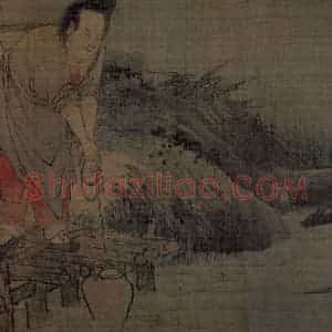 宋代 梁楷《八高僧图》国画人物作品图片赏析