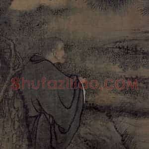 宋代 梁楷《八高僧图》国画人物作品图片赏析