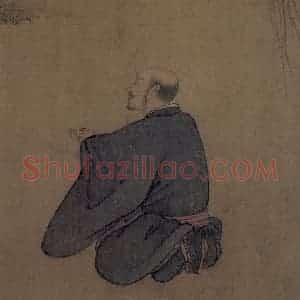 宋代 梁楷《八高僧图》国画人物作品图片赏析