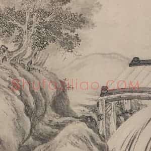 宋代 张激《白莲社图》国画综合作品图片赏析