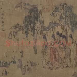 宋代《摹顾恺之洛神赋图》国画综合作品图片赏析