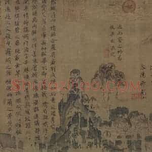 宋代《摹顾恺之洛神赋图》国画综合作品图片赏析