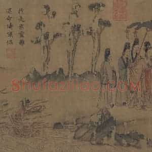 宋代《摹顾恺之洛神赋图》国画综合作品图片赏析