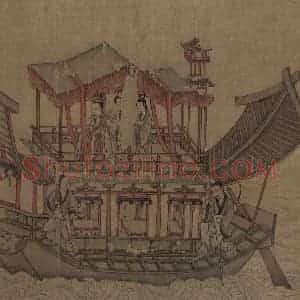 宋代《摹顾恺之洛神赋图》国画综合作品图片赏析