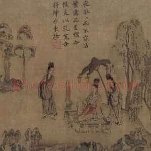 宋代《摹顾恺之洛神赋图》国画综合作品图片赏析