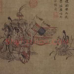 宋代《摹顾恺之洛神赋图》国画综合作品图片赏析