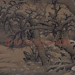 宋代《寒鸦图》国画花鸟作品图片赏析