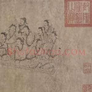 宋代《九歌图》国画综合作品图片赏析
