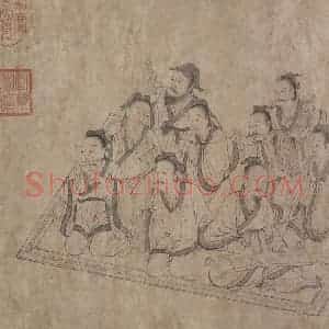 宋代《九歌图》国画综合作品图片赏析