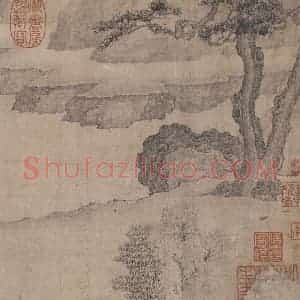 宋代《商山四皓会昌九老图》国画综合作品图片赏析