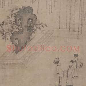 宋代《商山四皓会昌九老图》国画综合作品图片赏析
