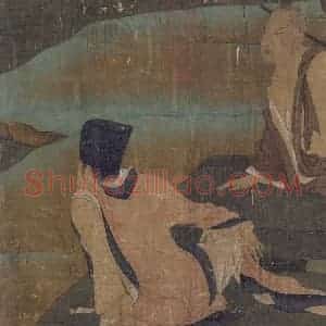 五代《神骏图》国画综合作品图片赏析