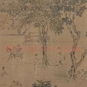 宋代 马和之（传）《陈风图》国画综合作品图片赏析