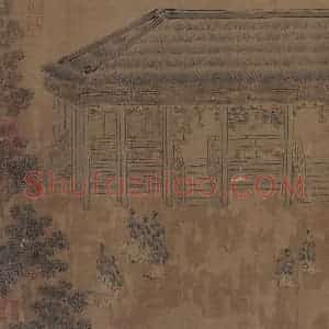 宋代 马和之（传）《风颂清庙之什图》国画综合作品图片赏析
