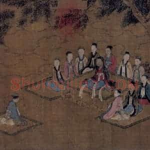 宋代《女孝经图》国画人物作品图片赏析