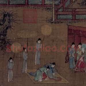 宋代《女孝经图》国画人物作品图片赏析