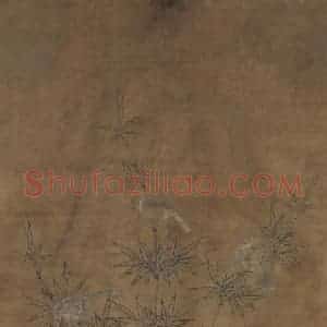 宋代《竹雀双兔图》国画花鸟作品图片赏析