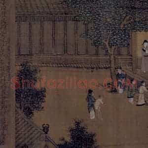 宋代《女孝经图》国画人物作品图片赏析